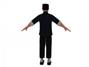 Cartoon man 3D Model