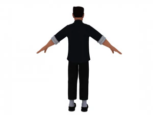 Cartoon man 3D Model