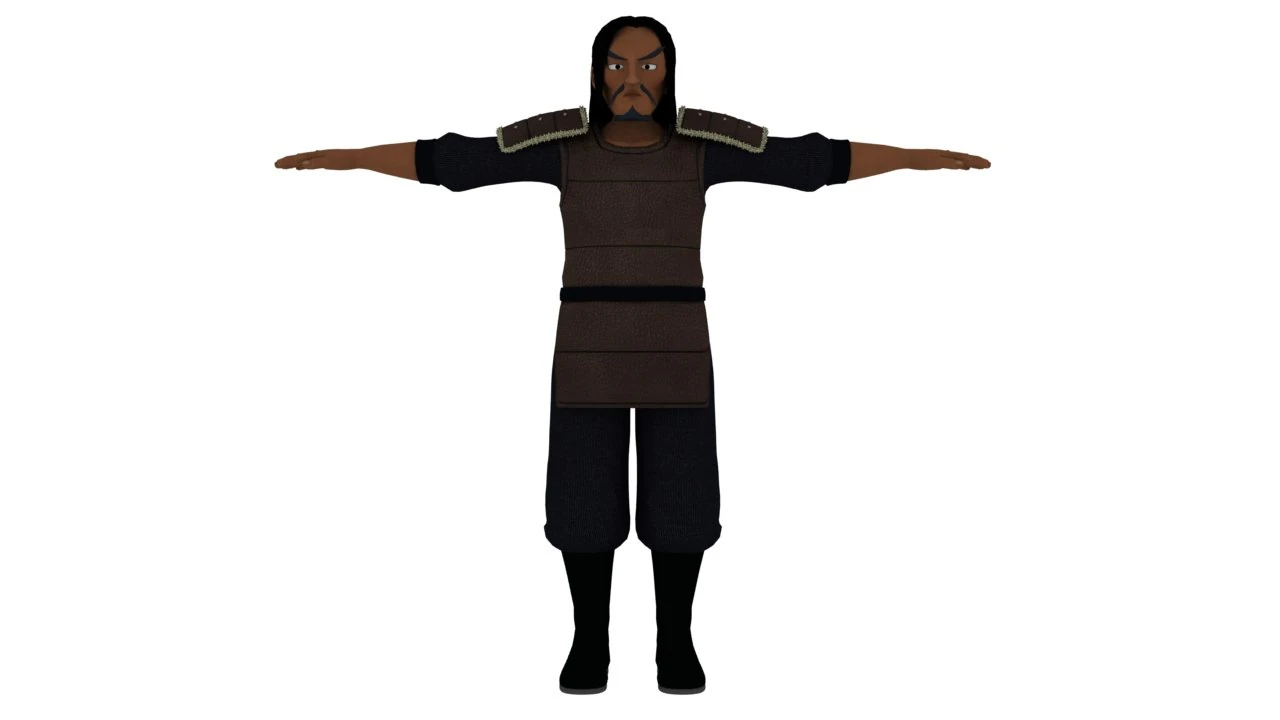 hombre de dibujos animados Modelo 3D .c4d .max .obj .3ds .fbx .stl .blend