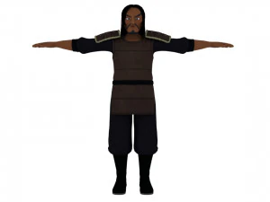 漫画の男 3Dモデル