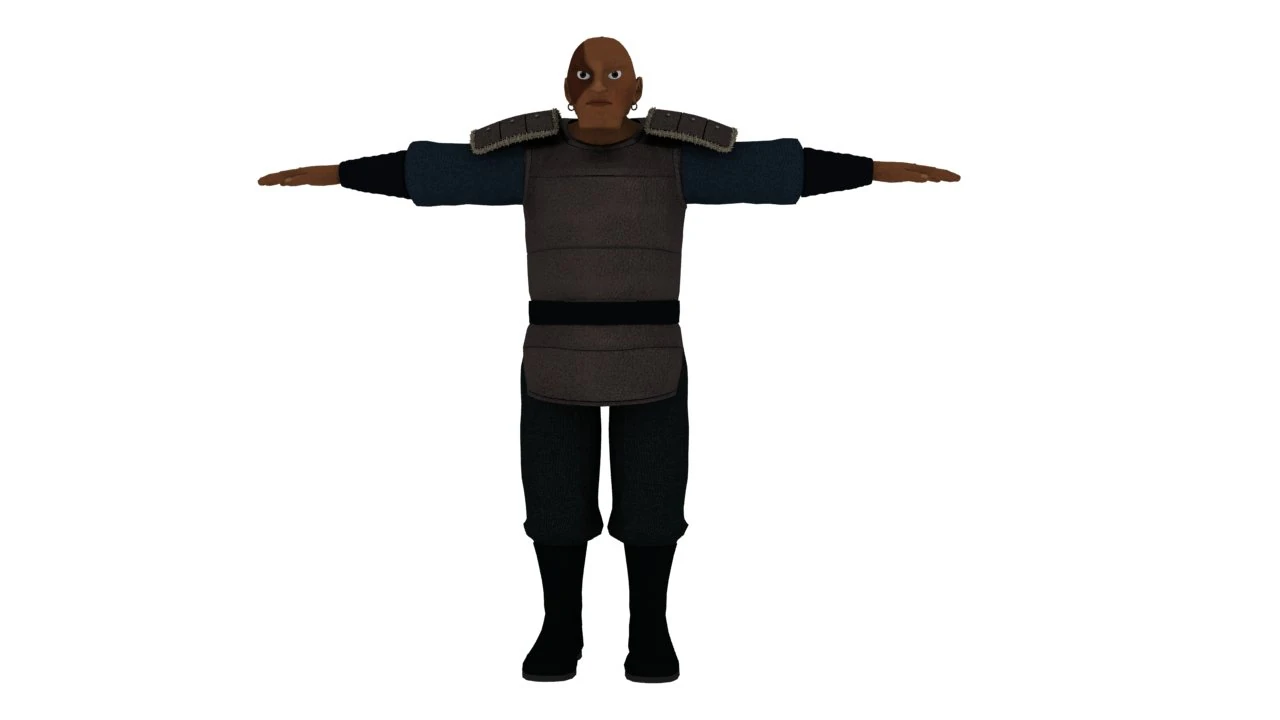 Cartoon man 3D Model .c4d .max .obj .3ds .fbx .stl .blend 