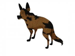 Lupo dei cartoni animati Modello 3D