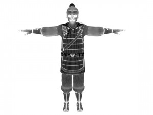 Cartoon archer 3D Model