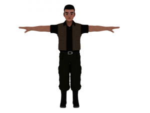 Cartoon man Modelo 3D