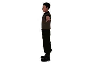 Cartoon man 3D Model