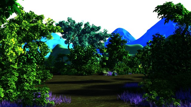 Cartoon woods Modelo 3D .c4d .max .obj .3ds .fbx .stl .blend 
