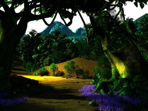 Cartoon woods Modelo 3D
