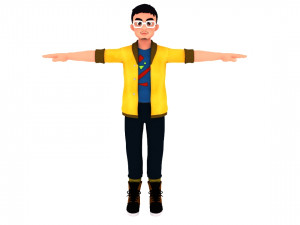 Cartoon man Modelo 3D