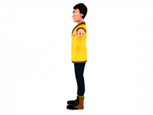 Cartoon man 3D Model