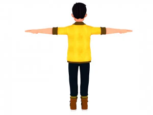 Cartoon man 3D Model