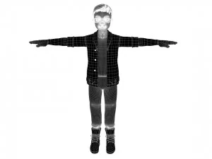 Cartoon man 3D Model