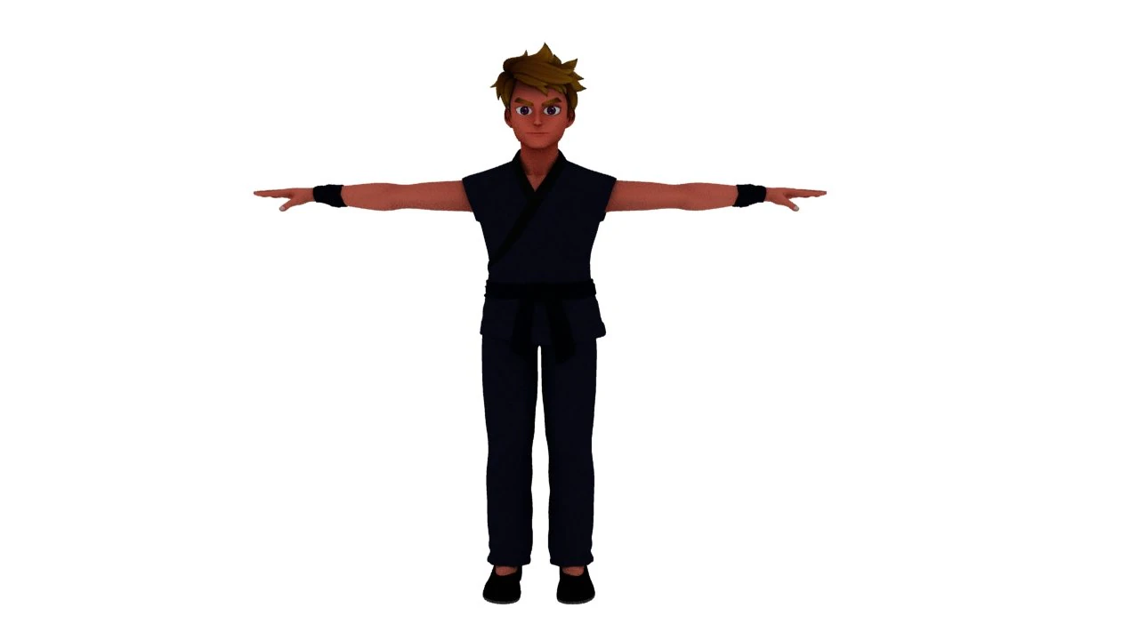 Cartoon man 3D Model .c4d .max .obj .3ds .fbx .stl .blend