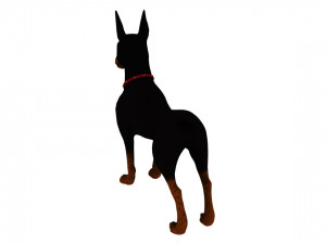 Cartoon dog 3D Model