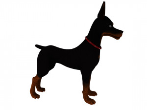 Cartoon dog 3D Model