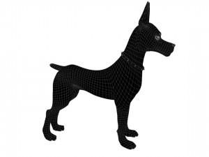 Cartoon dog 3D Model