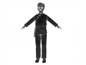 Cartoon man 3D Model