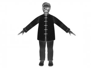 Cartoon man 3D Model