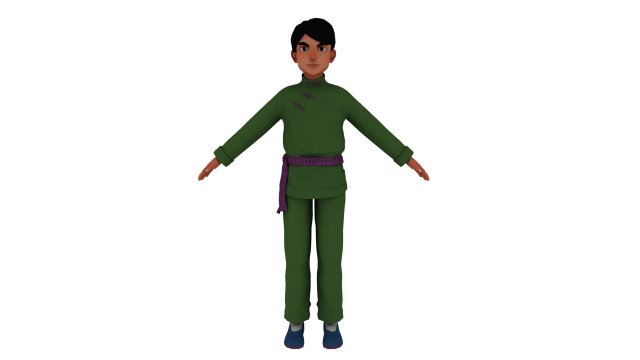 Cartoon man Modelo 3D .c4d .max .obj .3ds .fbx .stl .blend 