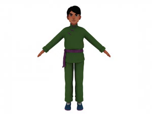 Homem de desenho animado Modelo 3D