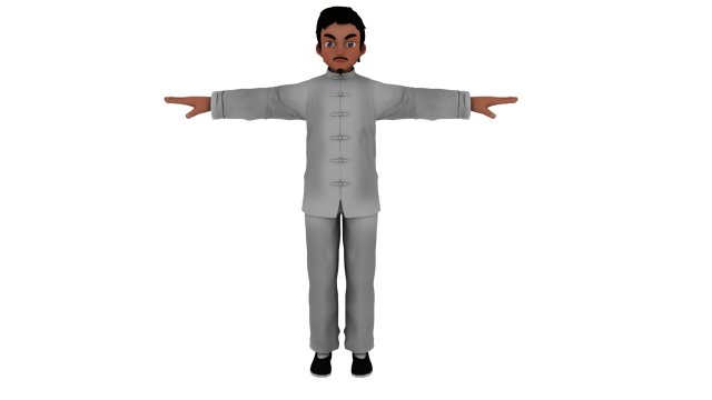 Cartoon man Modèle 3D .c4d .max .obj .3ds .fbx .stl .blend 
