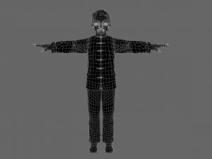 Cartoon man 3D Model