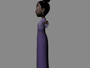 Cartoon girl Modelo 3D