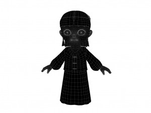 Cartoon girl 3D Model