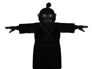 Cartoon women 3D Model