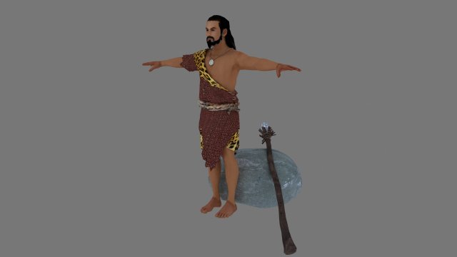 Primitive Model 3D .c4d .max .obj .3ds .fbx .stl .blend 