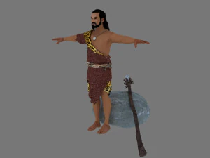 Primitive 3D Model