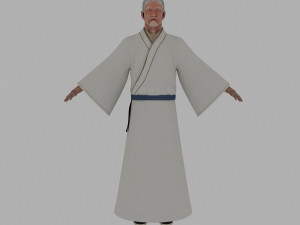 Taoist priest Model 3D