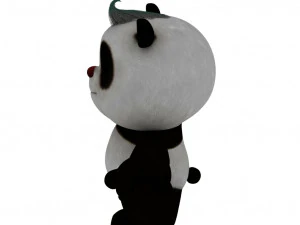 Cartoon panda 3D Model