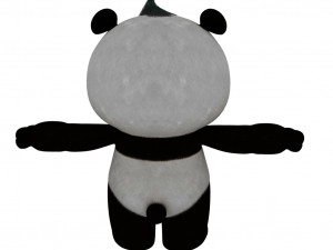 Cartoon panda Modelo 3D