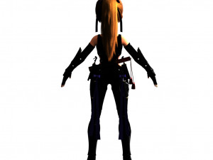 Cartoon girl Modelo 3D