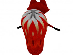 Cartoon fox 3D Model