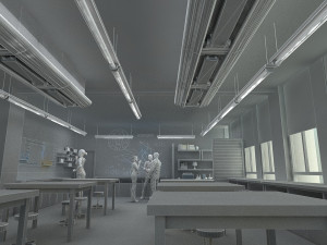 Classroom 3D Model