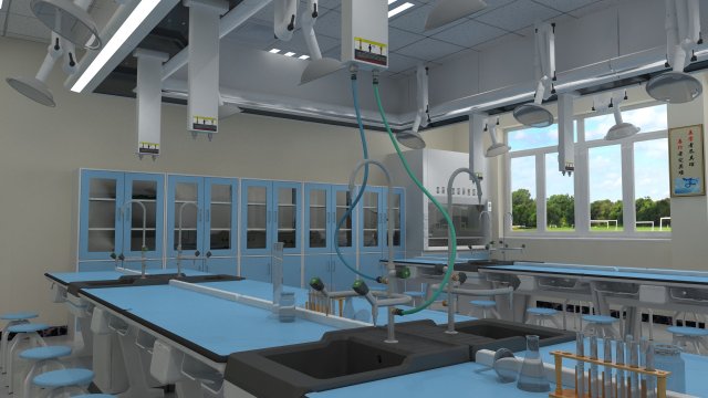 Laboratory Modelo 3D .c4d .max .obj .3ds .fbx .stl .blend 
