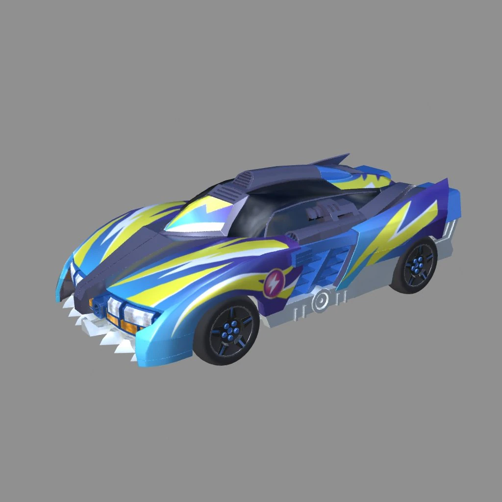 Deformed chariot 3D Model .c4d .max .obj .3ds .fbx .stl .blend