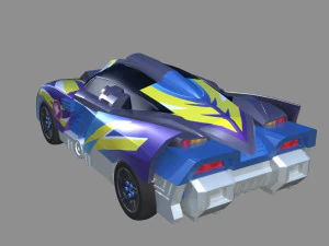 Deformed chariot 3D Model