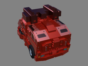 Deformed chariot 3D Модель