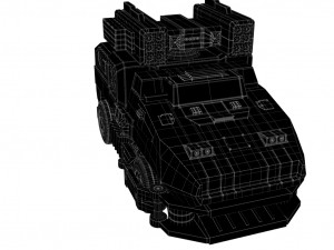 Deformed chariot 3D Модель