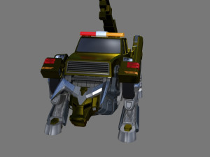 Deformed chariot 3D Model