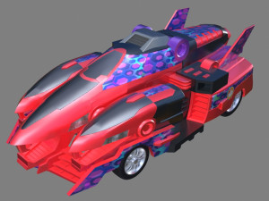 Deformed chariot 3D मॉडल