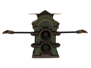 Mechanical door 3D 模型