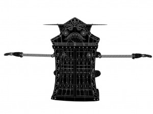 Mechanical door 3D 模型