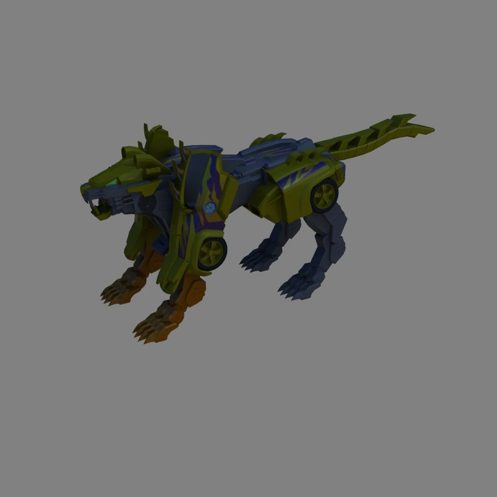 Deformed chariot 3D Model .c4d .max .obj .3ds .fbx .stl .blend 