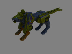 Deformed chariot Modello 3D