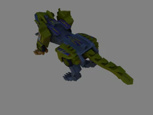 Deformed chariot 3D Model