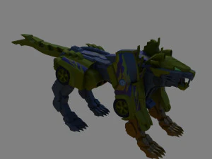 Deformed chariot 3D Model