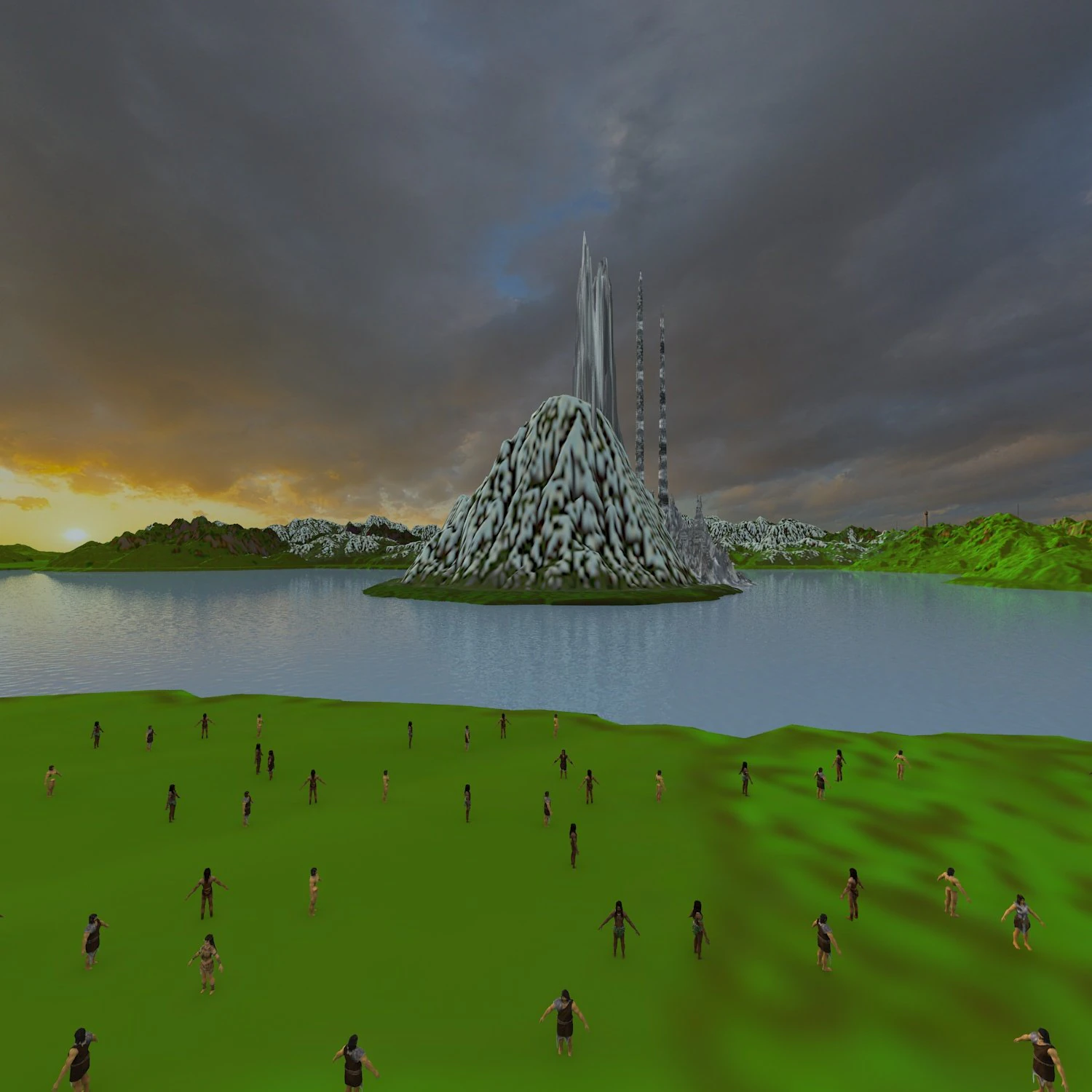 Primitive 3D Model .c4d .max .obj .3ds .fbx .stl .blend 